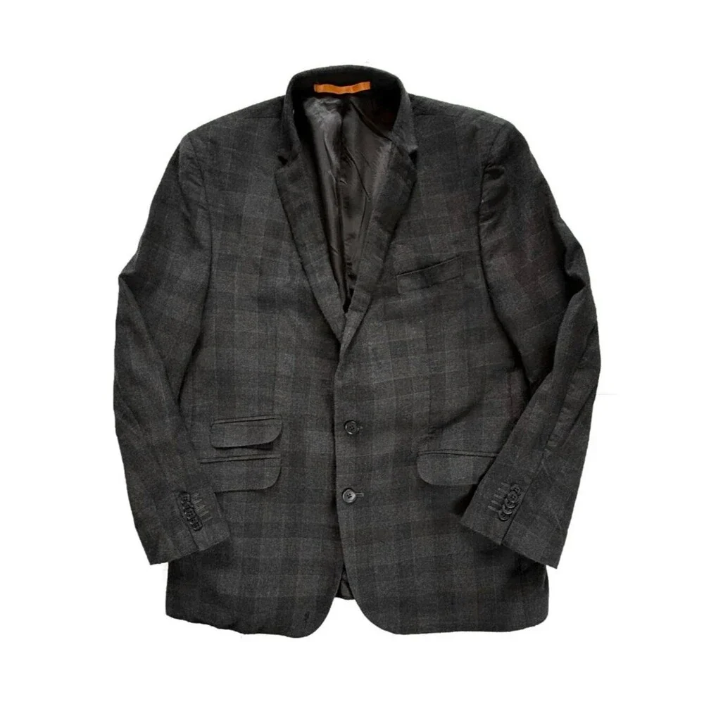 Ben Sherman Wool Check Blazer